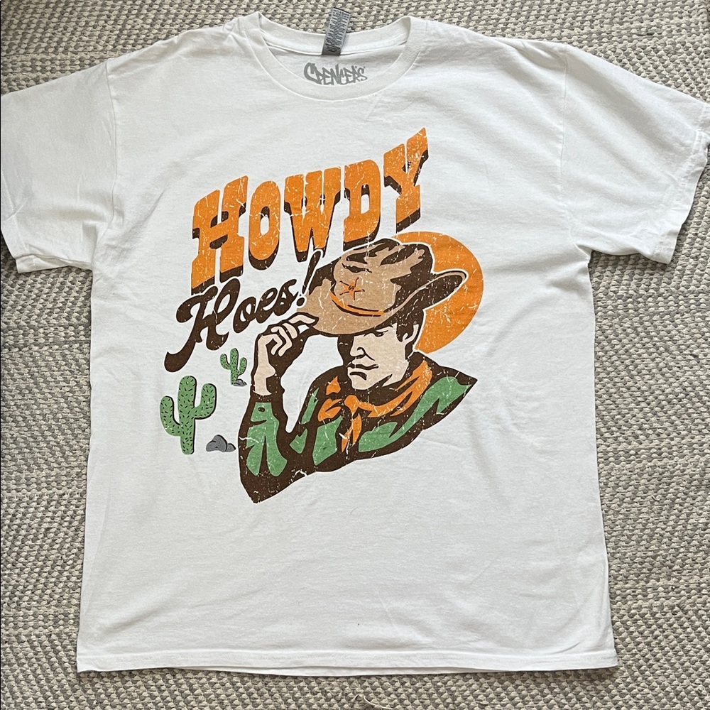 Spencer’s Western Graphic Tee with Cowboy Print